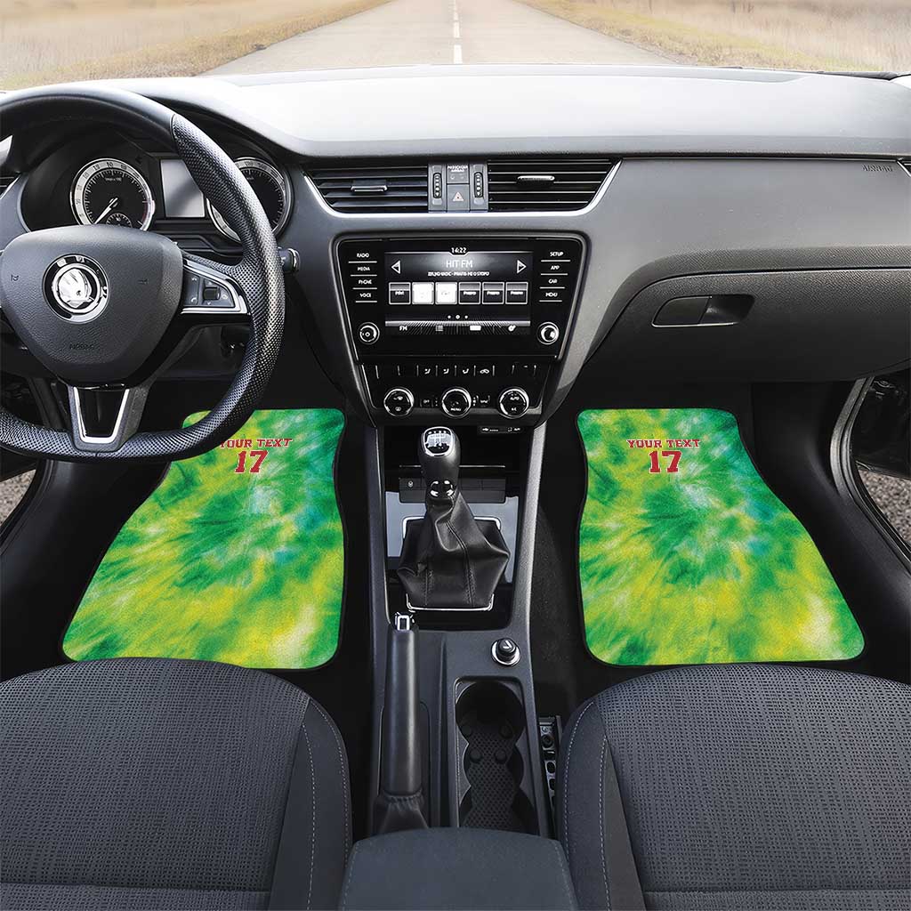 Custom Lithuania Basketball Car Mats Retro Style Version 1992