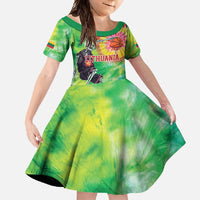 Custom Lithuania Basketball Family Matching Off Shoulder Maxi Dress and Hawaiian Shirt Retro Style Version 1992