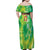 Custom Lithuania Basketball Family Matching Off Shoulder Maxi Dress and Hawaiian Shirt Retro Style Version 1992