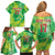 Custom Lithuania Basketball Family Matching Off Shoulder Short Dress and Hawaiian Shirt Retro Style Version 1992