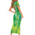Custom Lithuania Basketball Family Matching Short Sleeve Bodycon Dress and Hawaiian Shirt Retro Style Version 1992