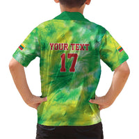 Custom Lithuania Basketball Family Matching Tank Maxi Dress and Hawaiian Shirt Retro Style Version 1992