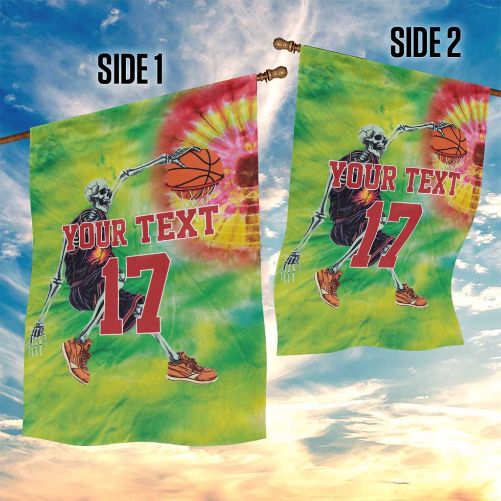 Custom Lithuania Basketball Garden Flag Retro Style Version 1992