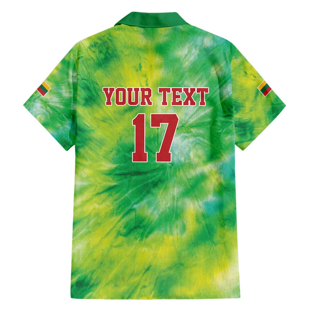 Custom Lithuania Basketball Hawaiian Shirt Retro Style Version 1992