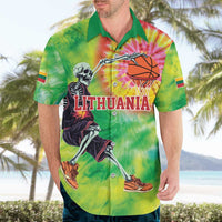 Custom Lithuania Basketball Hawaiian Shirt Retro Style Version 1992