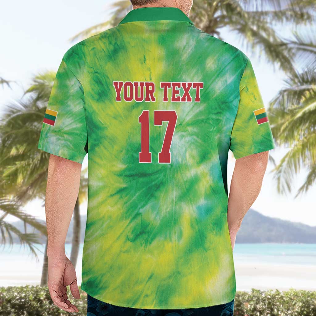 Custom Lithuania Basketball Hawaiian Shirt Retro Style Version 1992