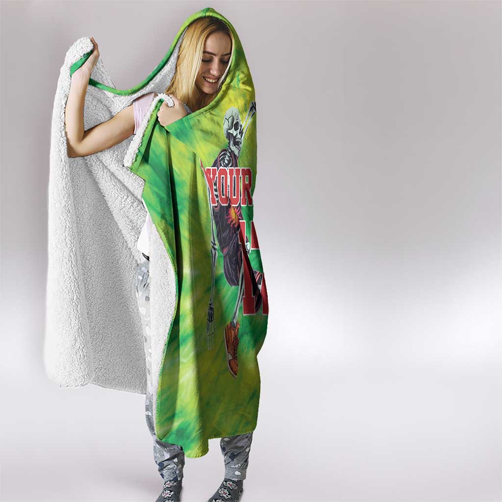 Custom Lithuania Basketball Hooded Blanket Retro Style Version 1992