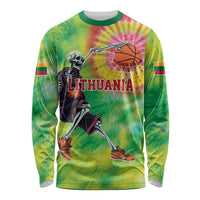 Custom Lithuania Basketball Long Sleeve Shirt Retro Style Version 1992