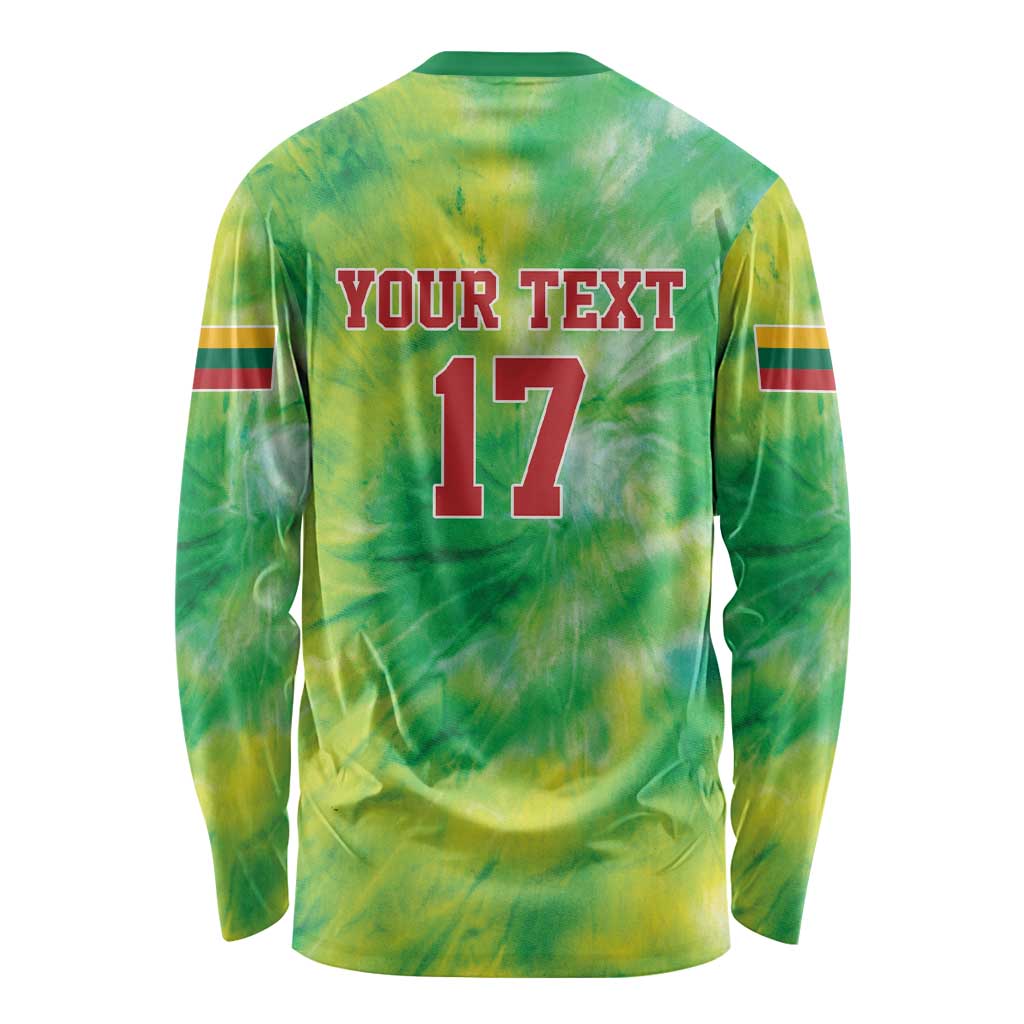Custom Lithuania Basketball Long Sleeve Shirt Retro Style Version 1992