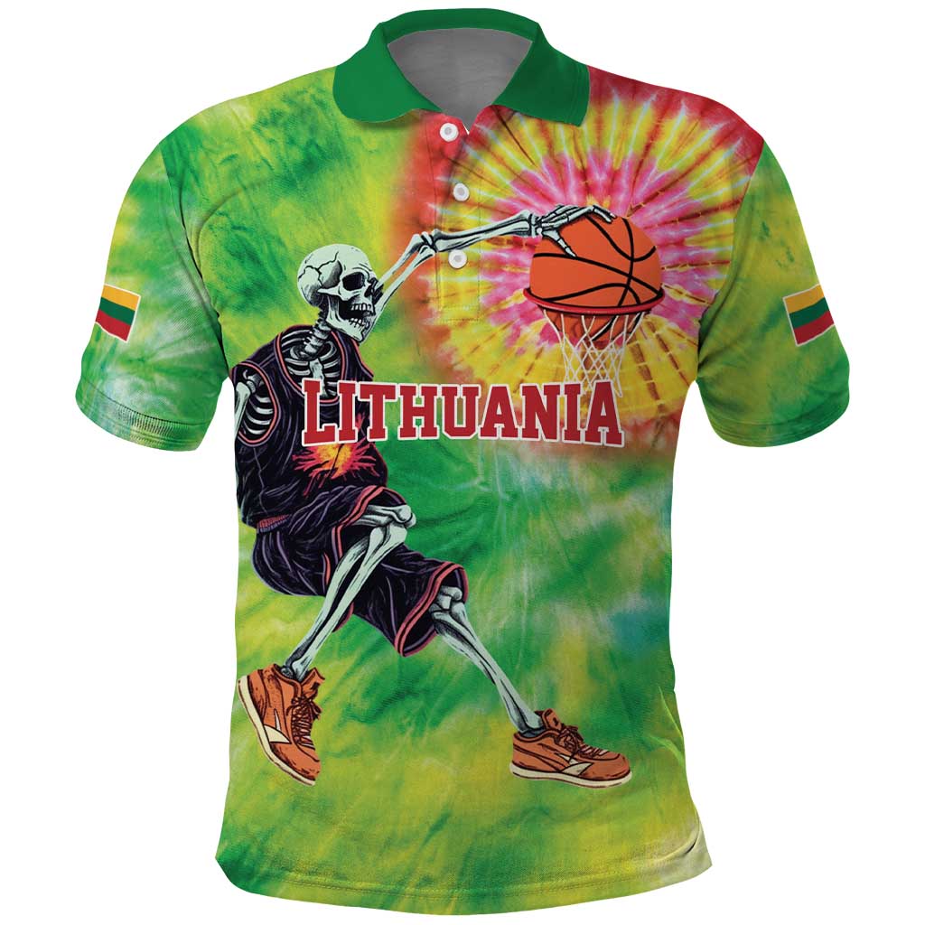Custom Lithuania Basketball Polo Shirt Retro Style Version 1992