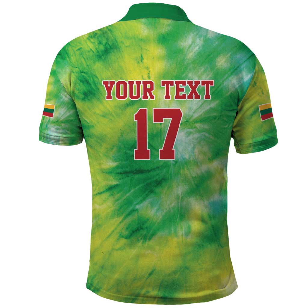 Custom Lithuania Basketball Polo Shirt Retro Style Version 1992