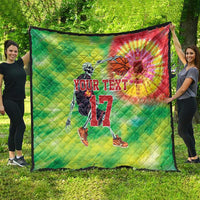 Custom Lithuania Basketball Quilt Retro Style Version 1992