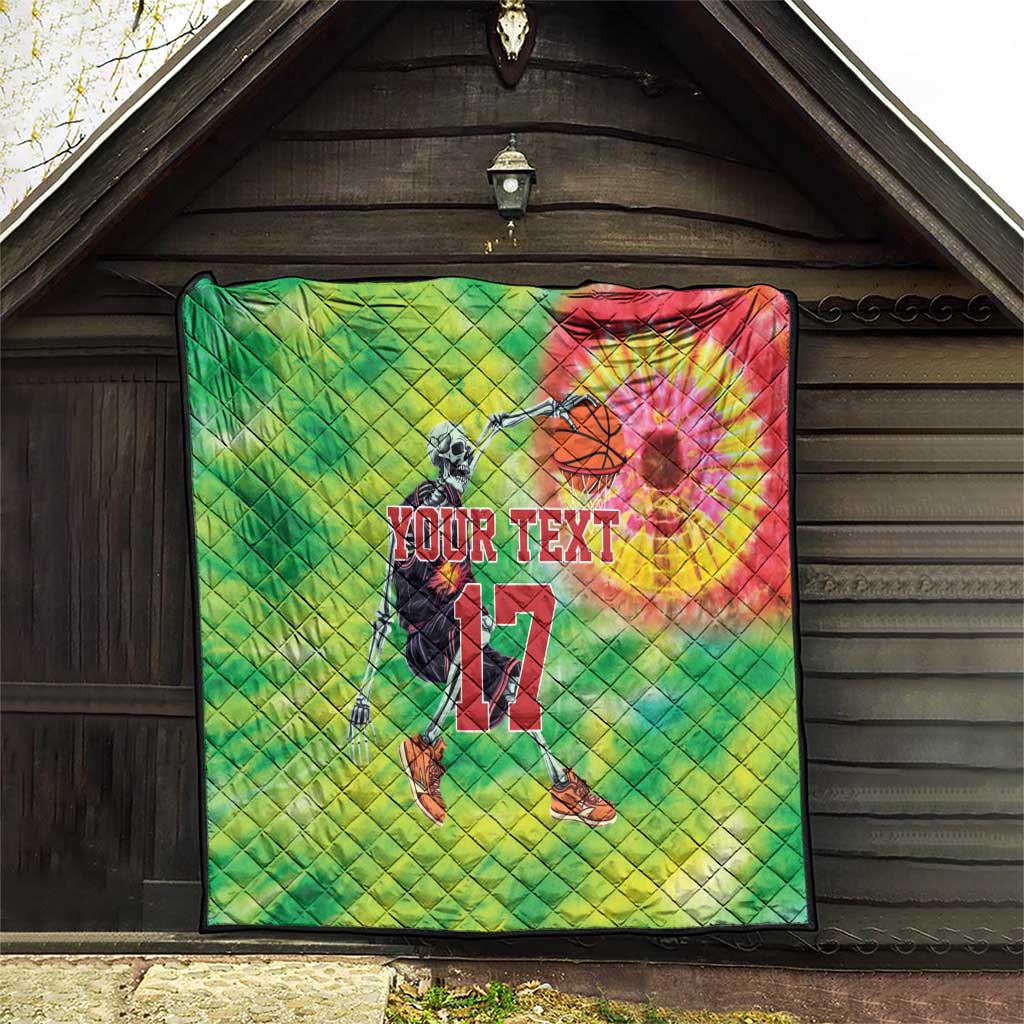 Custom Lithuania Basketball Quilt Retro Style Version 1992