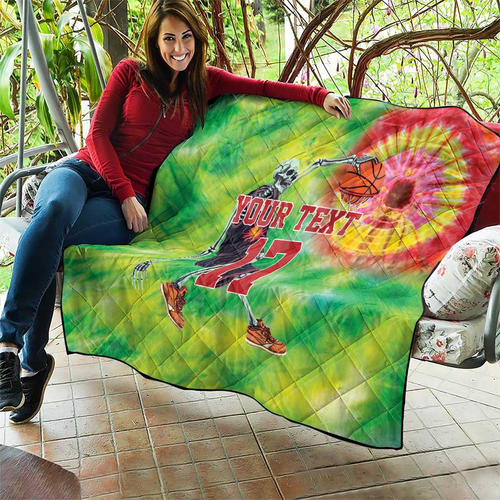 Custom Lithuania Basketball Quilt Retro Style Version 1992