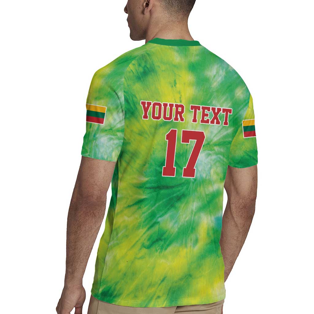 Custom Lithuania Basketball Rugby Jersey Retro Style Version 1992