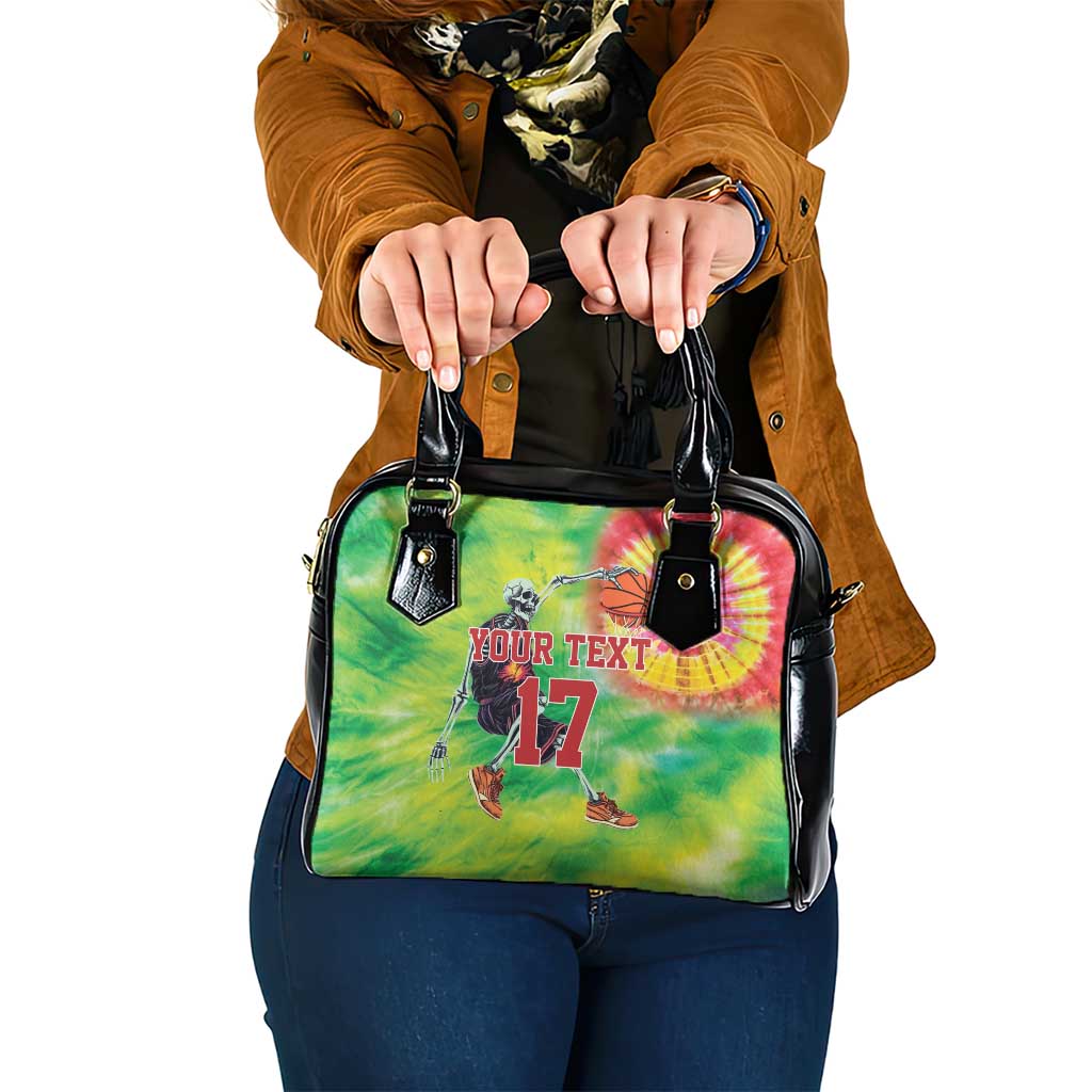Custom Lithuania Basketball Shoulder Handbag Retro Style Version 1992