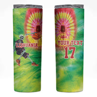 Custom Lithuania Basketball Skinny Tumbler Retro Style Version 1992