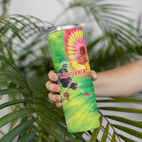 Custom Lithuania Basketball Skinny Tumbler Retro Style Version 1992