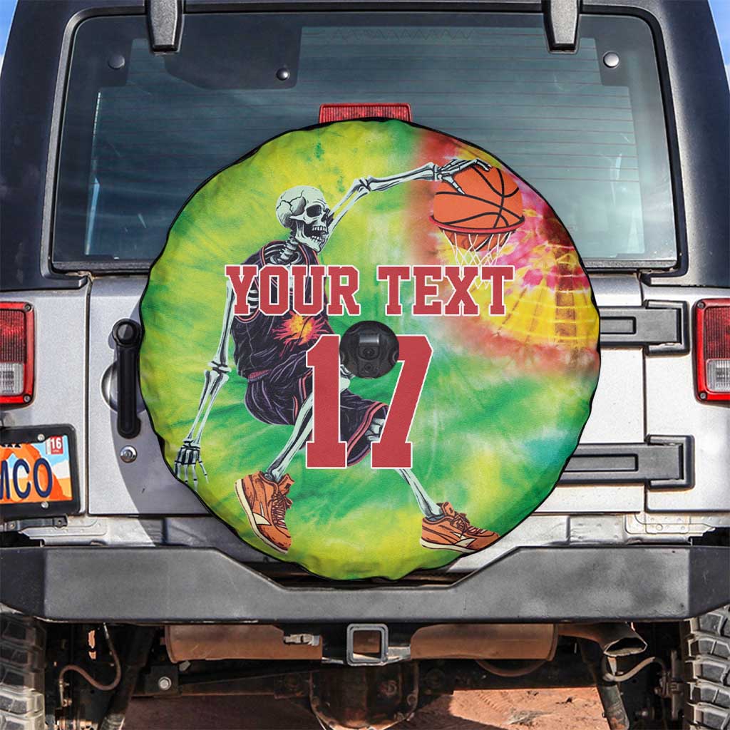 Custom Lithuania Basketball Spare Tire Cover Retro Style Version 1992