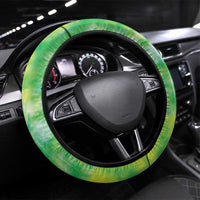Lithuania Basketball Steering Wheel Cover Retro Style Version 1992