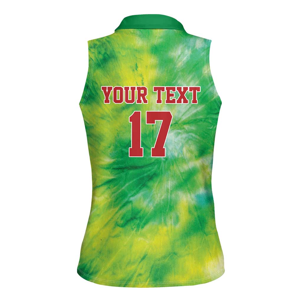 Custom Lithuania Basketball Women Sleeveless Polo Shirt Retro Style Version 1992