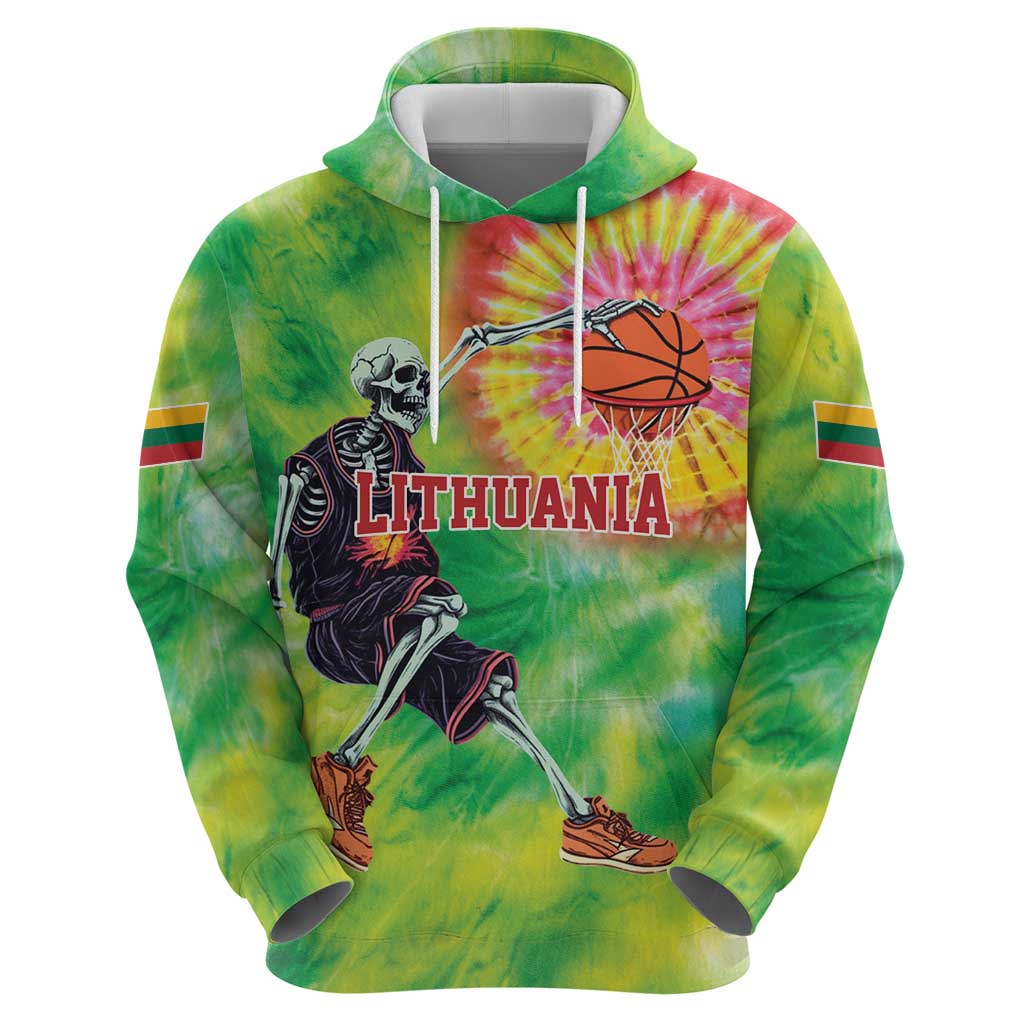 Custom Lithuania Basketball Zip Hoodie Retro Style Version 1992
