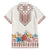 Romania Happy Martisor Day 1 March Family Matching Off The Shoulder Long Sleeve Dress and Hawaiian Shirt Martenitsa and Peony Romanian Traditional Pattern