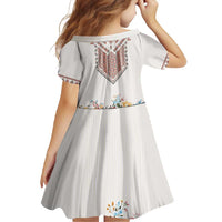 Romania Happy Martisor Day 1 March Family Matching Summer Maxi Dress and Hawaiian Shirt Martenitsa and Peony Romanian Traditional Pattern