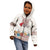 Romania Happy Martisor Day 1 March Kid Hoodie Martenitsa and Peony Romanian Traditional Pattern