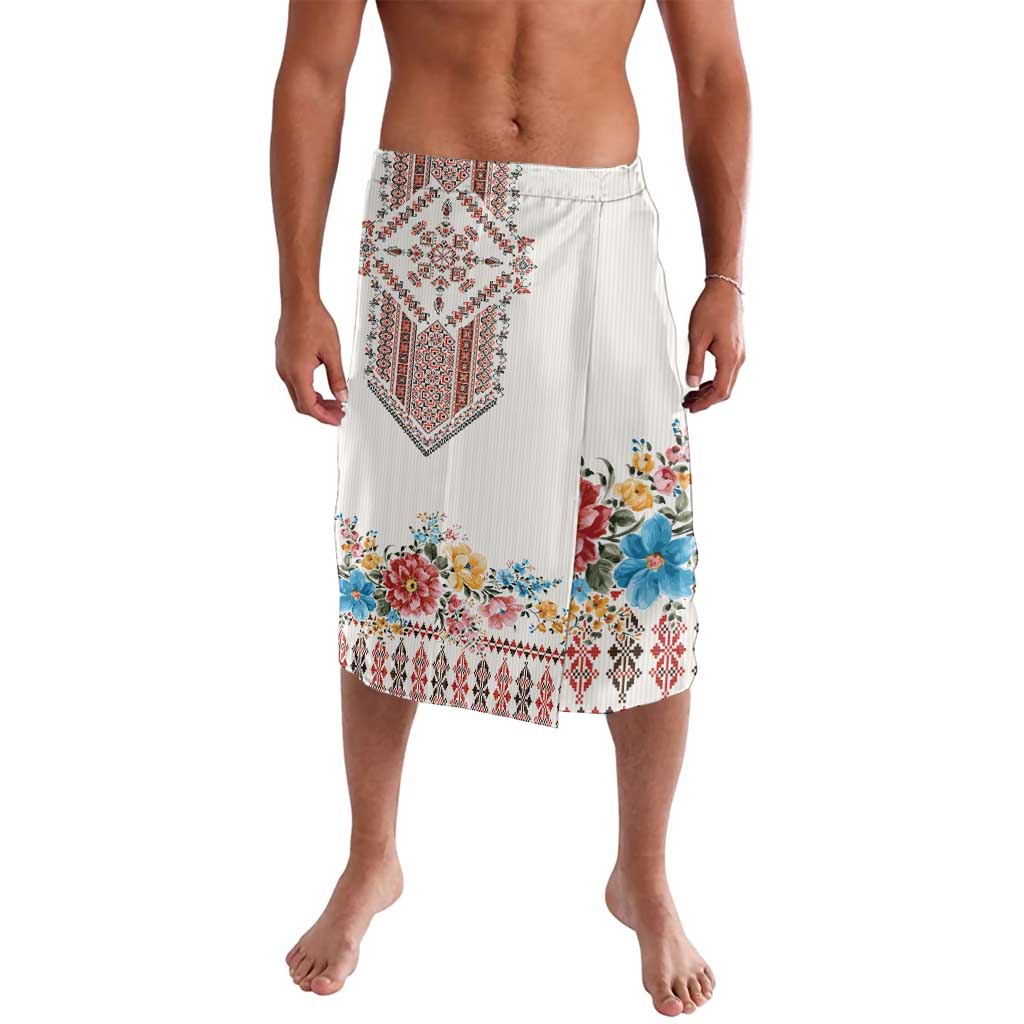 Romania Happy Martisor Day 1 March Lavalava Martenitsa and Peony Romanian Traditional Pattern