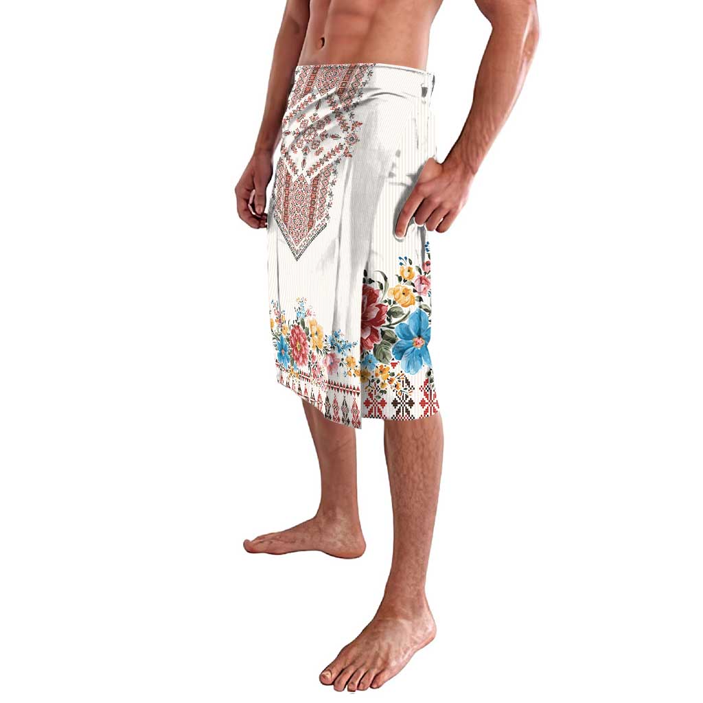 Romania Happy Martisor Day 1 March Lavalava Martenitsa and Peony Romanian Traditional Pattern