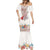 Romania Happy Martisor Day 1 March Mermaid Dress Martenitsa and Peony Romanian Traditional Pattern