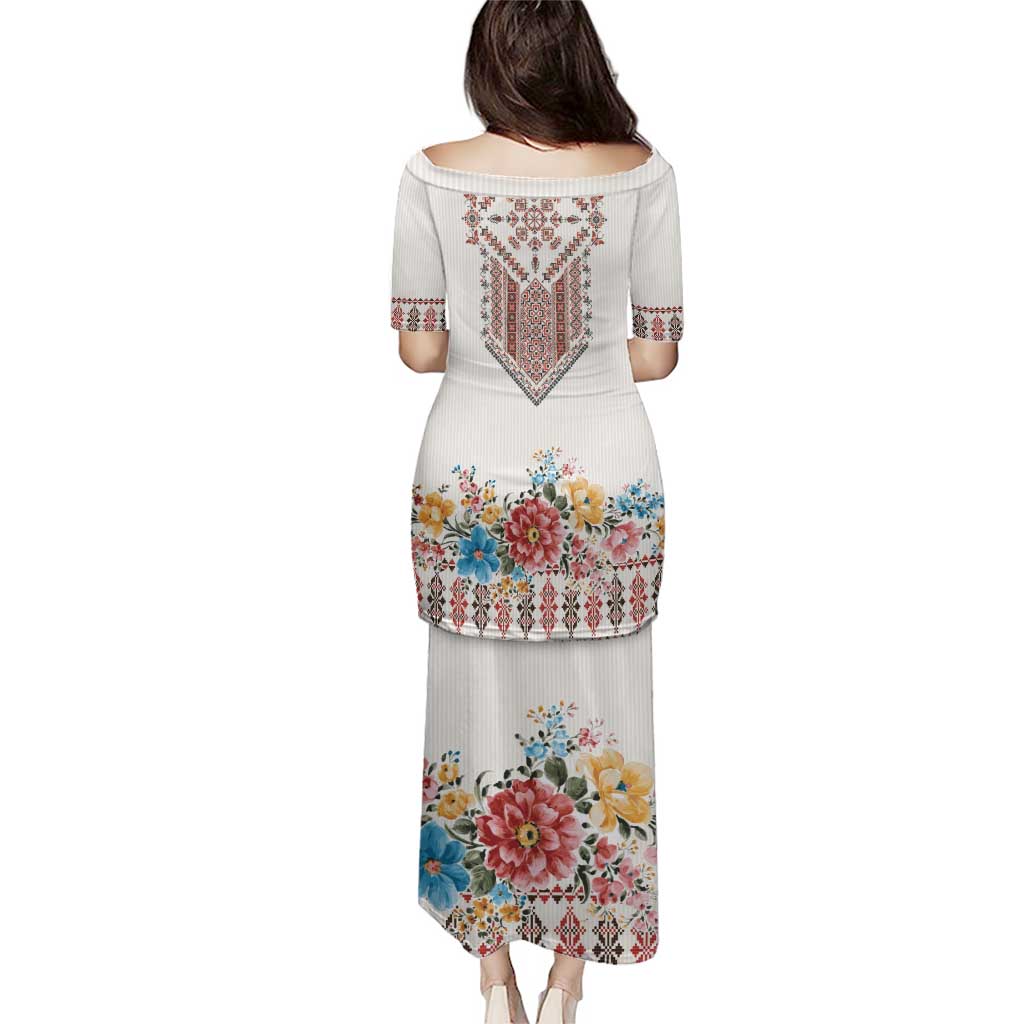 Romania Happy Martisor Day 1 March Puletasi Martenitsa and Peony Romanian Traditional Pattern