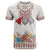 Romania Happy Martisor Day 1 March T Shirt Martenitsa and Peony Romanian Traditional Pattern