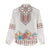 Romania Happy Martisor Day 1 March Women Casual Shirt Martenitsa and Peony Romanian Traditional Pattern