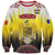 Custom Romania Football Go Champions Sweatshirt Romanian Traditional Patern