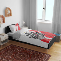 Custom Romania Tennis Winners Never Quit Bedding Set Sporty Style