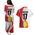 Custom Romania Tennis Winners Never Quit Couples Matching Puletasi and Hawaiian Shirt Sporty Style