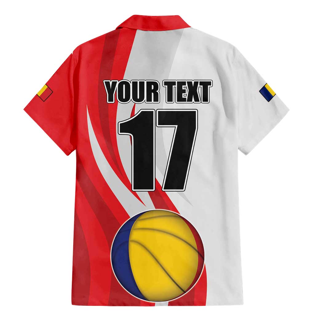 Custom Romania Tennis Winners Never Quit Family Matching Mermaid Dress and Hawaiian Shirt Sporty Style