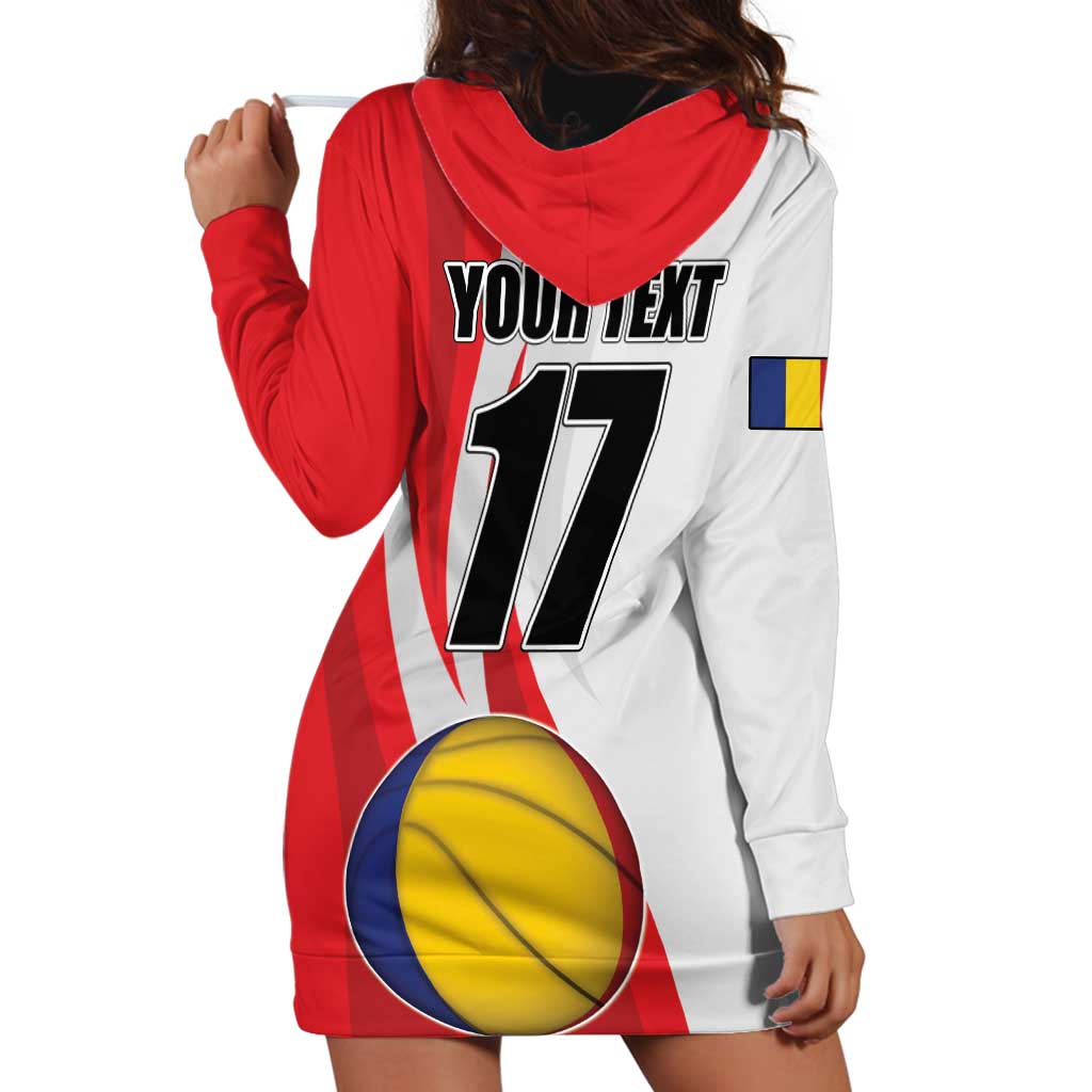 Custom Romania Tennis Winners Never Quit Hoodie Dress Sporty Style