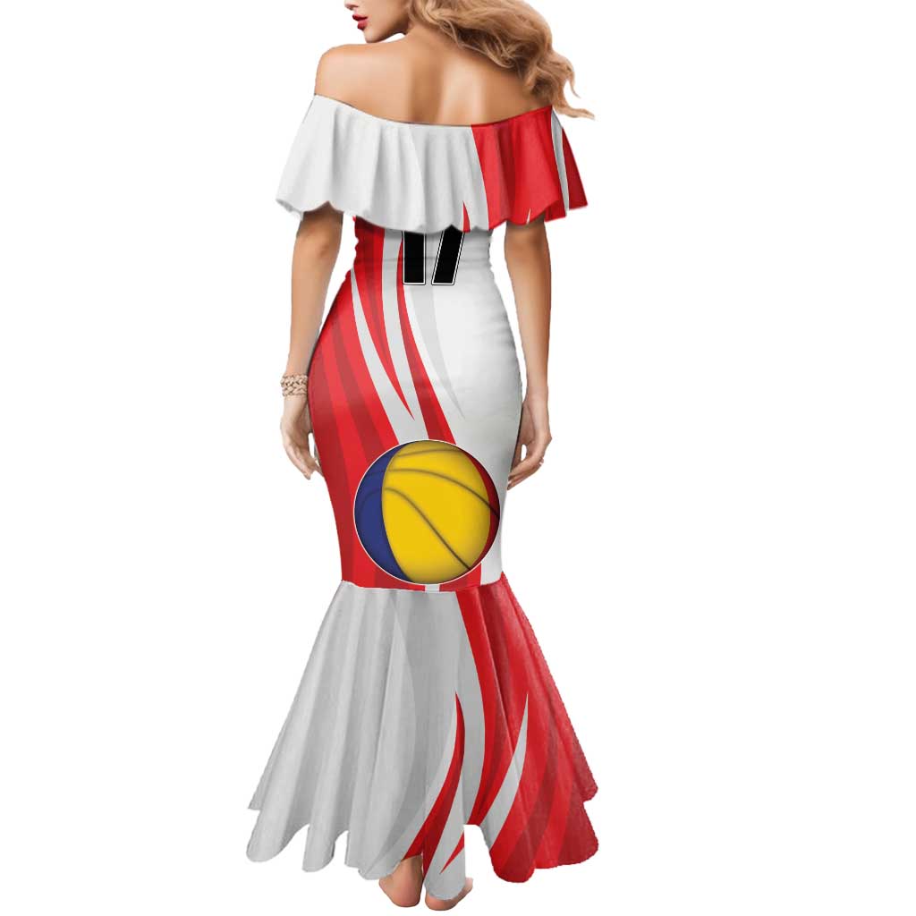 Custom Romania Tennis Winners Never Quit Mermaid Dress Sporty Style