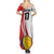 Custom Romania Tennis Winners Never Quit Summer Maxi Dress Sporty Style