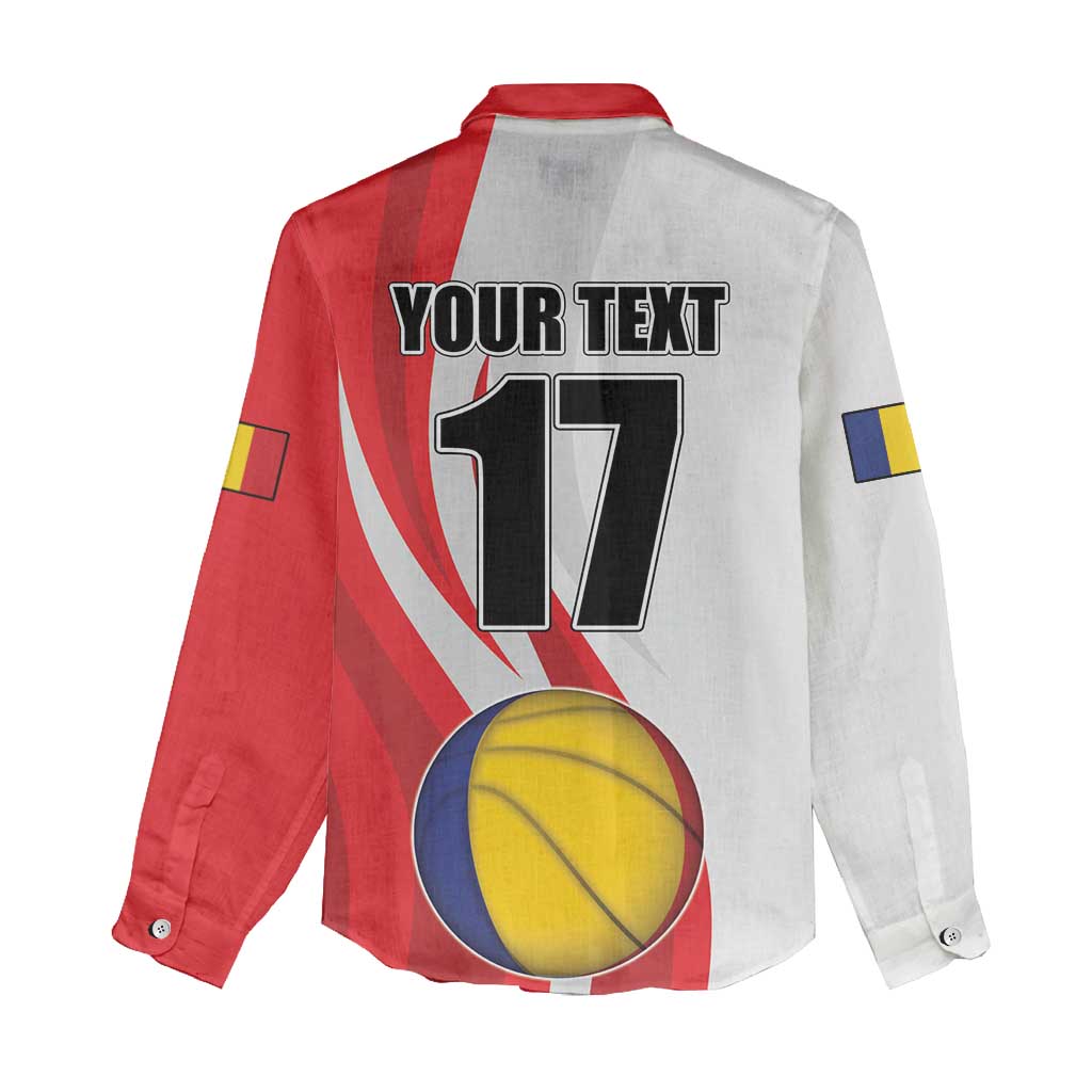 Custom Romania Tennis Winners Never Quit Women Casual Shirt Sporty Style