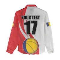 Custom Romania Tennis Winners Never Quit Women Casual Shirt Sporty Style