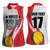 Custom Romania Tennis Winners Never Quit Women Sleeveless Polo Shirt Sporty Style