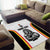 Custom Belgium Basketball Area Rug Lion Mascot Sporty Style