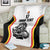 Custom Belgium Basketball Blanket Lion Mascot Sporty Style