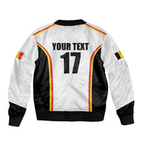 Custom Belgium Basketball Bomber Jacket Lion Mascot Sporty Style