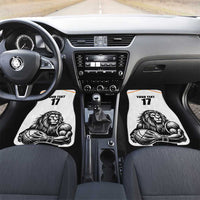 Custom Belgium Basketball Car Mats Lion Mascot Sporty Style