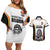 Custom Belgium Basketball Couples Matching Off Shoulder Short Dress and Hawaiian Shirt Lion Mascot Sporty Style